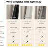 imageNICETOWN 100 Blackout Natural Curtains for Bedroom Rod Pocket Thermal Curtains Sound Reducing Window Treatments EasyMatching for Living Room W42 x L72 2 PanelsNatural