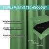 imageNICETOWN 100 Blackout Window Curtain Panels Forest Green 2 Pieces 52inch Wide Per Panel Full Light Blocking Drapes with Black Liner for Nursery 72inch Drop Thermal Insulated Draperies