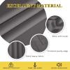 imageNICETOWN Bedroom Blackout Curtain Panel  Window Treatment Thermal Insulated Solid Grommet Blackout for Living Room 1 Panel 52 by 54 inches Grey