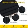 imageNICETOWN Black Blackout Curtains 84 inch Length 2 Panels Grommet Thermal Insulated Window Treatments Light amp Sound Reducing Drapes for Living RoomBedroom W46 x L84