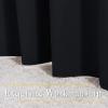 imageNICETOWN Black Blackout Curtains 84 inch Length 2 Panels Grommet Thermal Insulated Window Treatments Light amp Sound Reducing Drapes for Living RoomBedroom W46 x L84