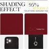 imageNICETOWN Blackout Burgundy Red Curtains 102 inches Long 2 Panels Grommet Thermal Curtains Light Blinds Room Darkening Window Treatments for Bedroom 2 Panels W52 x L102