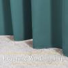 imageNICETOWN Blackout Curtains for Kids Room  Triple Weave Microfiber Home Thermal Insulated Solid Ring Top Blackout PanelsDrapes for BedroomSea Teal Set of 2 66 x 54 Inch