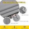 imageNICETOWN Blackout Silver Grey Curtains 90 inch Length  Triple Weave Energy Saving Thermal Insulated Solid Grommet Blackout Draperies for BedroomLiving Room 1 Pair W52 x L90