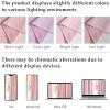 imageNICETOWN Grey Velvet Curtains Panels 84 inch Long Gothic Decor for Living Room Heavy Soft and Elegant Room Darkening Blackout Drapes Back Tab with Pleat 52 Wide 2 Panel Per PackBaby Pink