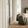 imageNICETOWN Grey Velvet Curtains Panels 84 inch Long Gothic Decor for Living Room Heavy Soft and Elegant Room Darkening Blackout Drapes Back Tab with Pleat 52 Wide 2 Panel Per PackIvory White