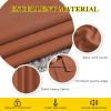 imageNICETOWN Half Window Curtains for Bedroom  Grommet Modern Thermal Insulated Blackout Window Treatments Sound Reducing for NurseryKitchen Burnt Orange W66 x L54 Set of 2
