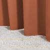imageNICETOWN Half Window Curtains for Bedroom  Grommet Modern Thermal Insulated Blackout Window Treatments Sound Reducing for NurseryKitchen Burnt Orange W66 x L54 Set of 2