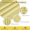 imageNICETOWN Kitchen Short Blackout Curtain and Drape  Thermal Insulated Solid Grommet Blackout Panel for Patio Bedroom Living Room Single Panel 52 inches by 45 inches Paler Yellow