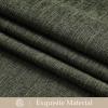 imageNICETOWN Linen Curtains Back Tab 90 Inch Long 2 Panels Set for Living Room 42 Wide Thick Flax Linen Blend Privacy Window Drapes Rod Pocket amp Back Tab with Light Filtering for BedroomGreyish Moss