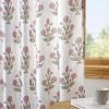 imageNICETOWN Linen Curtains Back Tab 90 Inch Long 2 Panels Set for Living Room 42 Wide Thick Flax Linen Blend Privacy Window Drapes Rod Pocket amp Back Tab with Light Filtering for BedroomZ Pink 2