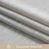 imageNICETOWN Linen Curtains Back Tab 90 Inch Long 2 Panels Set for Living Room 42 Wide Thick Flax Linen Blend Privacy Window Drapes Rod Pocket amp Back Tab with Light Filtering for BedroomSeedpearl
