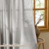imageNICETOWN Linen Curtains Back Tab 90 Inch Long 2 Panels Set for Living Room 42 Wide Thick Flax Linen Blend Privacy Window Drapes Rod Pocket amp Back Tab with Light Filtering for BedroomSeedpearl