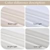 imageNICETOWN Linen Curtains Back Tab 90 Inch Long 2 Panels Set for Living Room 42 Wide Thick Flax Linen Blend Privacy Window Drapes Rod Pocket amp Back Tab with Light Filtering for BedroomSnow White