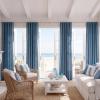 imageNICETOWN Linen Curtains Back Tab 90 Inch Long 2 Panels Set for Living Room 42 Wide Thick Flax Linen Blend Privacy Window Drapes Rod Pocket amp Back Tab with Light Filtering for BedroomStone Blue