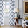 imageNICETOWN Linen Curtains Back Tab 90 Inch Long 2 Panels Set for Living Room 42 Wide Thick Flax Linen Blend Privacy Window Drapes Rod Pocket amp Back Tab with Light Filtering for BedroomZ Blue 1