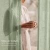 imageNICETOWN Linen Curtains Back Tab 90 Inch Long 2 Panels Set for Living Room 42 Wide Thick Flax Linen Blend Privacy Window Drapes Rod Pocket amp Back Tab with Light Filtering for BedroomSage Green