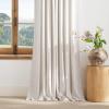 imageNICETOWN Linen Curtains Back Tab 90 Inch Long 2 Panels Set for Living Room 42 Wide Thick Flax Linen Blend Privacy Window Drapes Rod Pocket amp Back Tab with Light Filtering for BedroomLinen