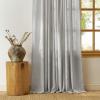 imageNICETOWN Linen Curtains Back Tab 90 Inch Long 2 Panels Set for Living Room 42 Wide Thick Flax Linen Blend Privacy Window Drapes Rod Pocket amp Back Tab with Light Filtering for BedroomSeedpearl