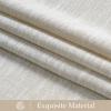 imageNICETOWN Linen Curtains Back Tab 90 Inch Long 2 Panels Set for Living Room 42 Wide Thick Flax Linen Blend Privacy Window Drapes Rod Pocket amp Back Tab with Light Filtering for BedroomBurlywood Birch
