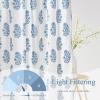 imageNICETOWN Linen Curtains Back Tab 90 Inch Long 2 Panels Set for Living Room 42 Wide Thick Flax Linen Blend Privacy Window Drapes Rod Pocket amp Back Tab with Light Filtering for BedroomZ Blue 1