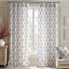 imageNICETOWN Linen Curtains Back Tab 90 Inch Long 2 Panels Set for Living Room 42 Wide Thick Flax Linen Blend Privacy Window Drapes Rod Pocket amp Back Tab with Light Filtering for BedroomZ Pink 2