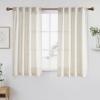 imageNICETOWN Linen Curtains Back Tab 90 Inch Long 2 Panels Set for Living Room 42 Wide Thick Flax Linen Blend Privacy Window Drapes Rod Pocket amp Back Tab with Light Filtering for BedroomLinen
