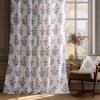 imageNICETOWN Linen Curtains Back Tab 90 Inch Long 2 Panels Set for Living Room 42 Wide Thick Flax Linen Blend Privacy Window Drapes Rod Pocket amp Back Tab with Light Filtering for BedroomZ Pink 2