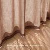 imageNICETOWN Linen Curtains Back Tab 90 Inch Long 2 Panels Set for Living Room 42 Wide Thick Flax Linen Blend Privacy Window Drapes Rod Pocket amp Back Tab with Light Filtering for BedroomTerracotta