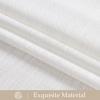 imageNICETOWN Linen Curtains Back Tab 90 Inch Long 2 Panels Set for Living Room 42 Wide Thick Flax Linen Blend Privacy Window Drapes Rod Pocket amp Back Tab with Light Filtering for BedroomSnow White