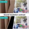 imageNICETOWN Living Room Completely Shaded Draperies Privacy Protection amp Noise Reducing Ring Top Drapes Black Lined Insulated Window Treatment Curtain PanelsCappuccino 2 Pieces W46 x L72