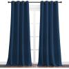 imageNICETOWN Moroccan Blue Blackout Curtains 90 Long for Office Dining Room Guest Room Sound Reducing Heat and Cold Block Curtain Panels for Modern Room Decorative 55 Wide 2 Pieces