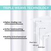 imageNICETOWN Pure White 100 Blackout Lined Curtains 1 Pair 37 Width x 40 Length Each Panel 2 Thick Layers Narrow Wide Window Treatment Panels Thermal Insulated Drapes for Kitchen Small Window