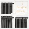 imageNICETOWN Sage Green Velvet Curtains Long Drapes Living Room Office Luxury Bedroom Room Darkening Velvet Curtains Rod Pocket Velvet Curtains 84 Long 52 inches Wide Set of 2Grey