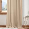 imageNICETOWN Sage Green Velvet Curtains Long Drapes Living Room Office Luxury Bedroom Room Darkening Velvet Curtains Rod Pocket Velvet Curtains 84 Long 52 inches Wide Set of 2Beige