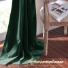 imageNICETOWN Sage Green Velvet Curtains Long Drapes Living Room Office Luxury Bedroom Room Darkening Velvet Curtains Rod Pocket Velvet Curtains 84 Long 52 inches Wide Set of 2Dark Green