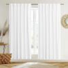 imageNICETOWN Sage Green Velvet Curtains Long Drapes Living Room Office Luxury Bedroom Room Darkening Velvet Curtains Rod Pocket Velvet Curtains 84 Long 52 inches Wide Set of 2White