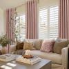imageNICETOWN Sage Green Velvet Curtains Long Drapes Living Room Office Luxury Bedroom Room Darkening Velvet Curtains Rod Pocket Velvet Curtains 84 Long 52 inches Wide Set of 2Dusty Pink