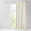 imageNICETOWN Sage Green Velvet Curtains Long Drapes Living Room Office Luxury Bedroom Room Darkening Velvet Curtains Rod Pocket Velvet Curtains 84 Long 52 inches Wide Set of 22 Layers Ivory White