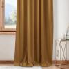 imageNICETOWN Sage Green Velvet Curtains Long Drapes Living Room Office Luxury Bedroom Room Darkening Velvet Curtains Rod Pocket Velvet Curtains 84 Long 52 inches Wide Set of 2Gold Brown