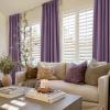 imageNICETOWN Sage Green Velvet Curtains Long Drapes Living Room Office Luxury Bedroom Room Darkening Velvet Curtains Rod Pocket Velvet Curtains 84 Long 52 inches Wide Set of 2Lavender Purple