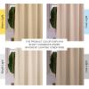 imageNICETOWN Sage Green Velvet Curtains Long Drapes Living Room Office Luxury Bedroom Room Darkening Velvet Curtains Rod Pocket Velvet Curtains 84 Long 52 inches Wide Set of 2Beige
