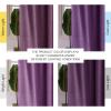 imageNICETOWN Sage Green Velvet Curtains Long Drapes Living Room Office Luxury Bedroom Room Darkening Velvet Curtains Rod Pocket Velvet Curtains 84 Long 52 inches Wide Set of 2Lavender Purple