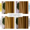 imageNICETOWN Sage Green Velvet Curtains Long Drapes Living Room Office Luxury Bedroom Room Darkening Velvet Curtains Rod Pocket Velvet Curtains 84 Long 52 inches Wide Set of 2Gold Brown