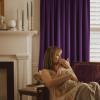 imageNICETOWN Sage Green Velvet Curtains Long Drapes Living Room Office Luxury Bedroom Room Darkening Velvet Curtains Rod Pocket Velvet Curtains 84 Long 52 inches Wide Set of 2Purple