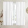 imageNICETOWN Sage Green Velvet Curtains Long Drapes Living Room Office Luxury Bedroom Room Darkening Velvet Curtains Rod Pocket Velvet Curtains 84 Long 52 inches Wide Set of 2White