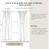 imageNICETOWN Sage Green Velvet Curtains Long Drapes Living Room Office Luxury Bedroom Room Darkening Velvet Curtains Rod Pocket Velvet Curtains 84 Long 52 inches Wide Set of 2Ivory