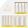 imageNICETOWN Sage Green Velvet Curtains Long Drapes Living Room Office Luxury Bedroom Room Darkening Velvet Curtains Rod Pocket Velvet Curtains 84 Long 52 inches Wide Set of 2Cream White  Navy