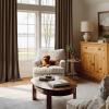 imageNICETOWN Sage Green Velvet Curtains Long Drapes Living Room Office Luxury Bedroom Room Darkening Velvet Curtains Rod Pocket Velvet Curtains 84 Long 52 inches Wide Set of 2Brown