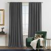imageNICETOWN Sage Green Velvet Curtains Long Drapes Living Room Office Luxury Bedroom Room Darkening Velvet Curtains Rod Pocket Velvet Curtains 84 Long 52 inches Wide Set of 2Grey